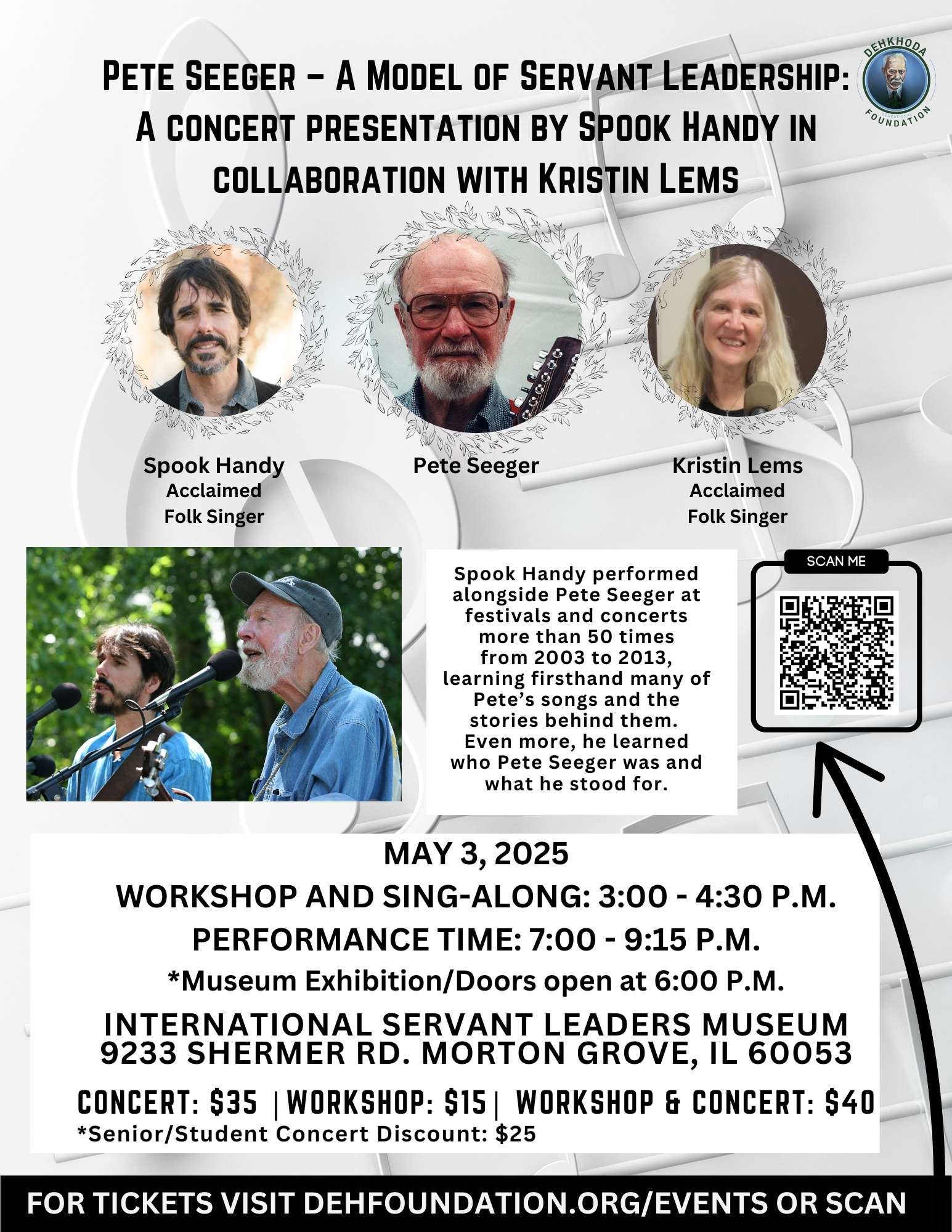 Remembering Pete Seeger: Building Community Through Music 1 Pete Seeger Event Flyer